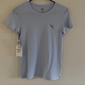 Aritzia Baby Blue T-shirt